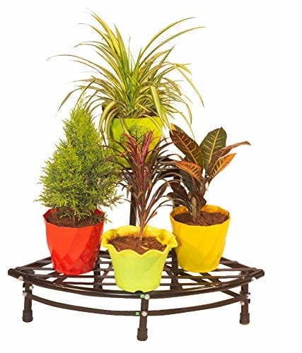Corner Metal Planter Stand