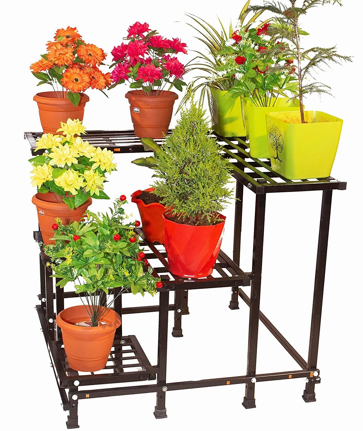 Corner Metal Planter Stand