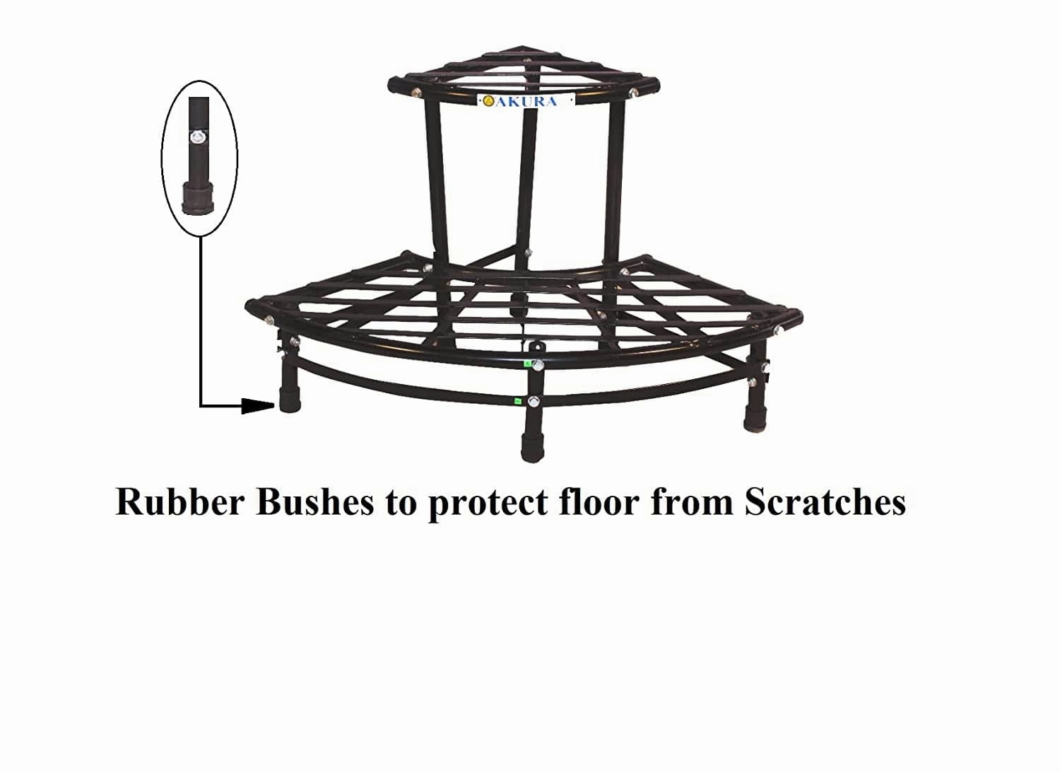 Corner Metal Planter Stand