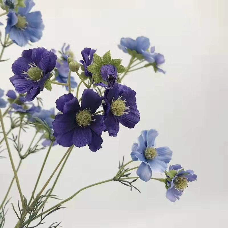 Cosmos Artificial Silk Flower 95cm Stem 2 Color Selections COSMO014-0015
