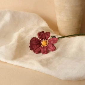 Cosmos en papier bordeaux,mother's day bouquet