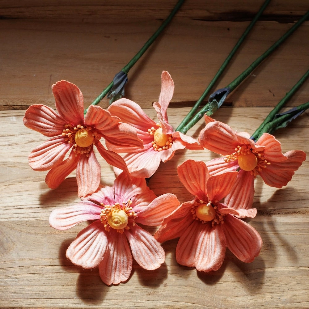 Cosmos en papier pche