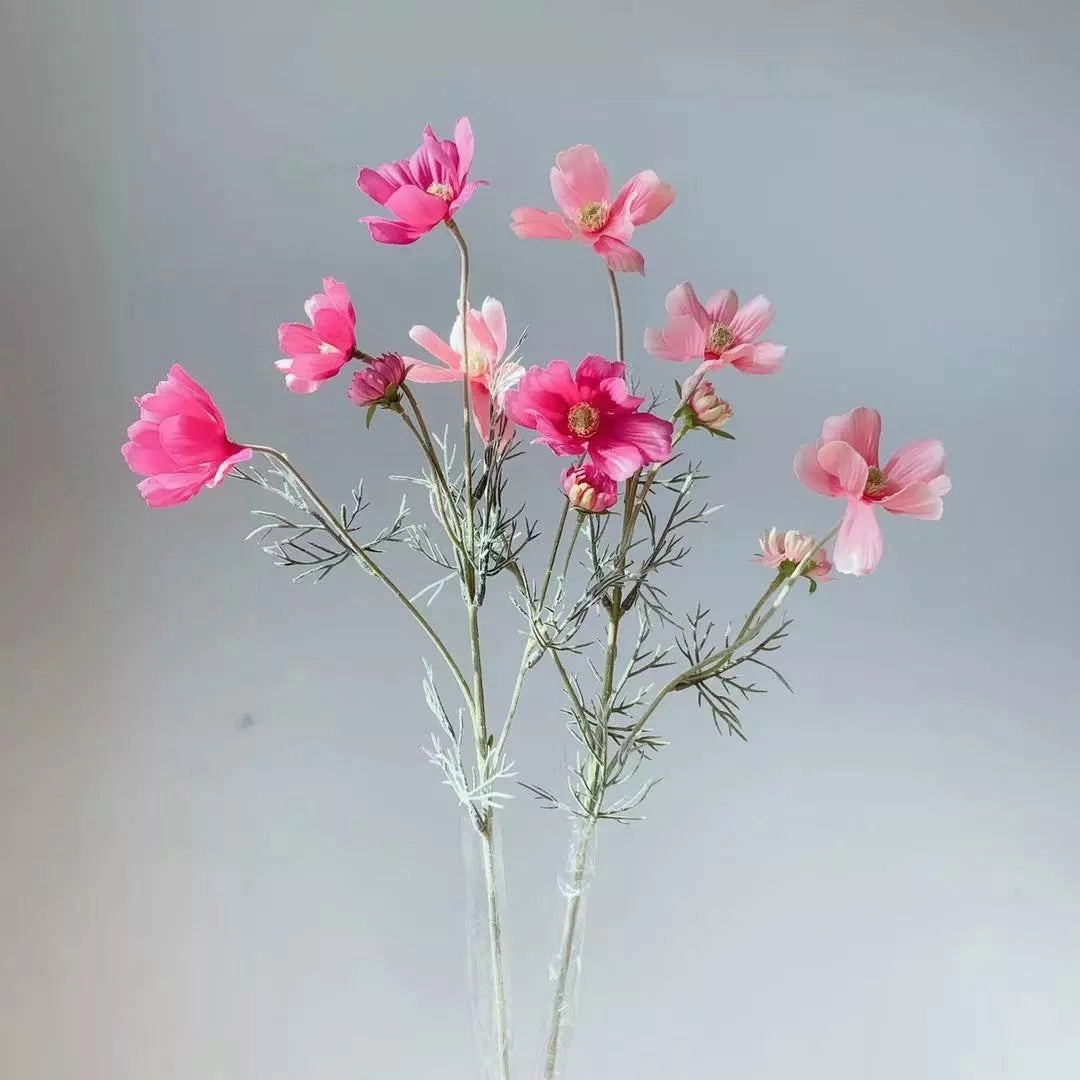 Cosmos Flower Artificial Silk 60cm 15 Colour Selections COSMO001-022