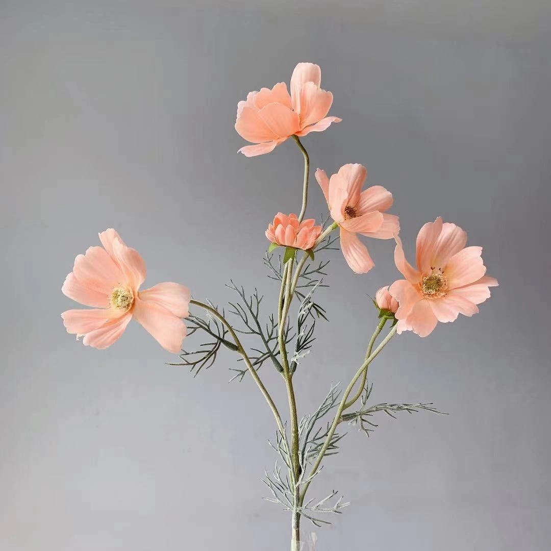 Cosmos Flower Artificial Silk 60cm 15 Colour Selections COSMO001-022