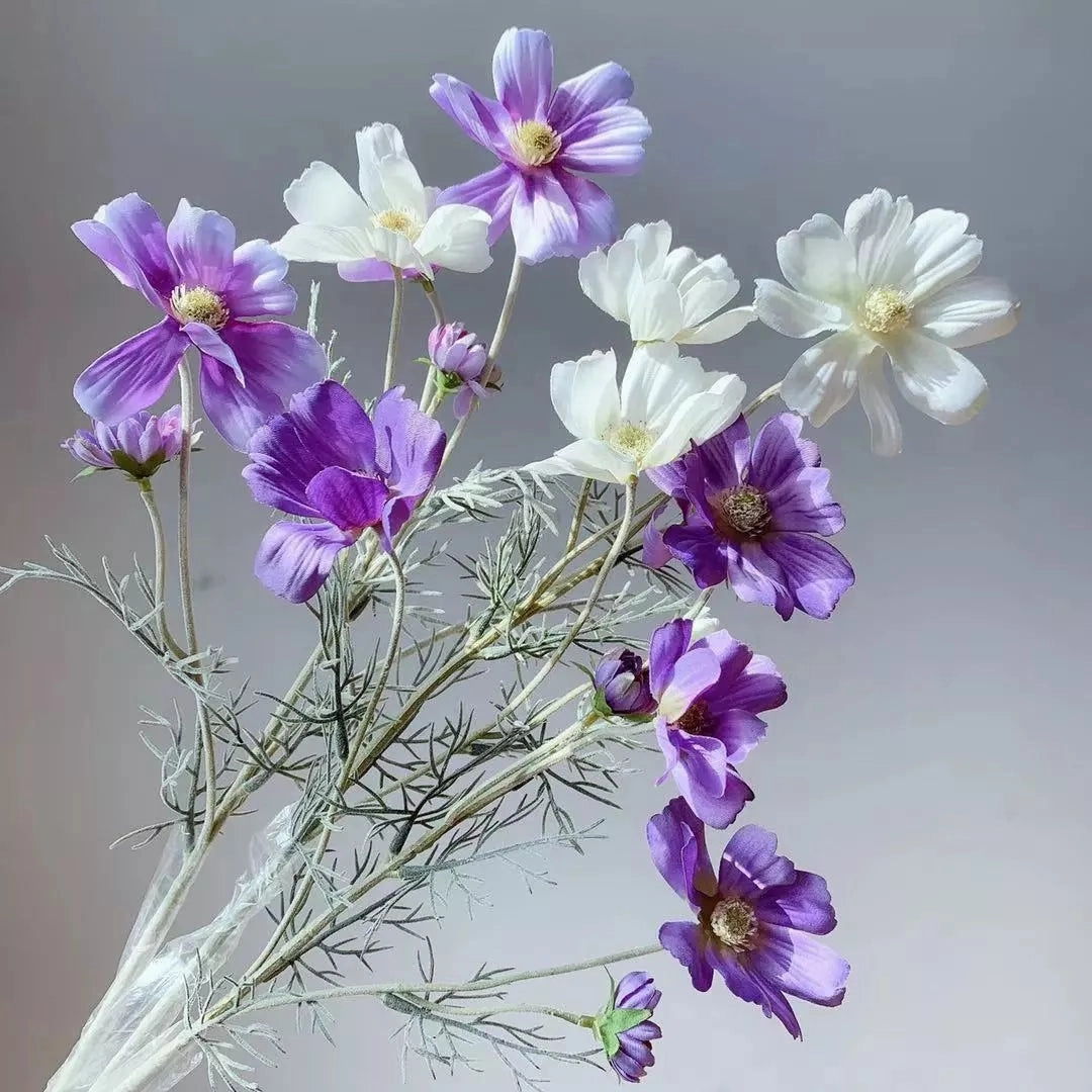 Cosmos Flower Artificial Silk 60cm 15 Colour Selections COSMO001-022