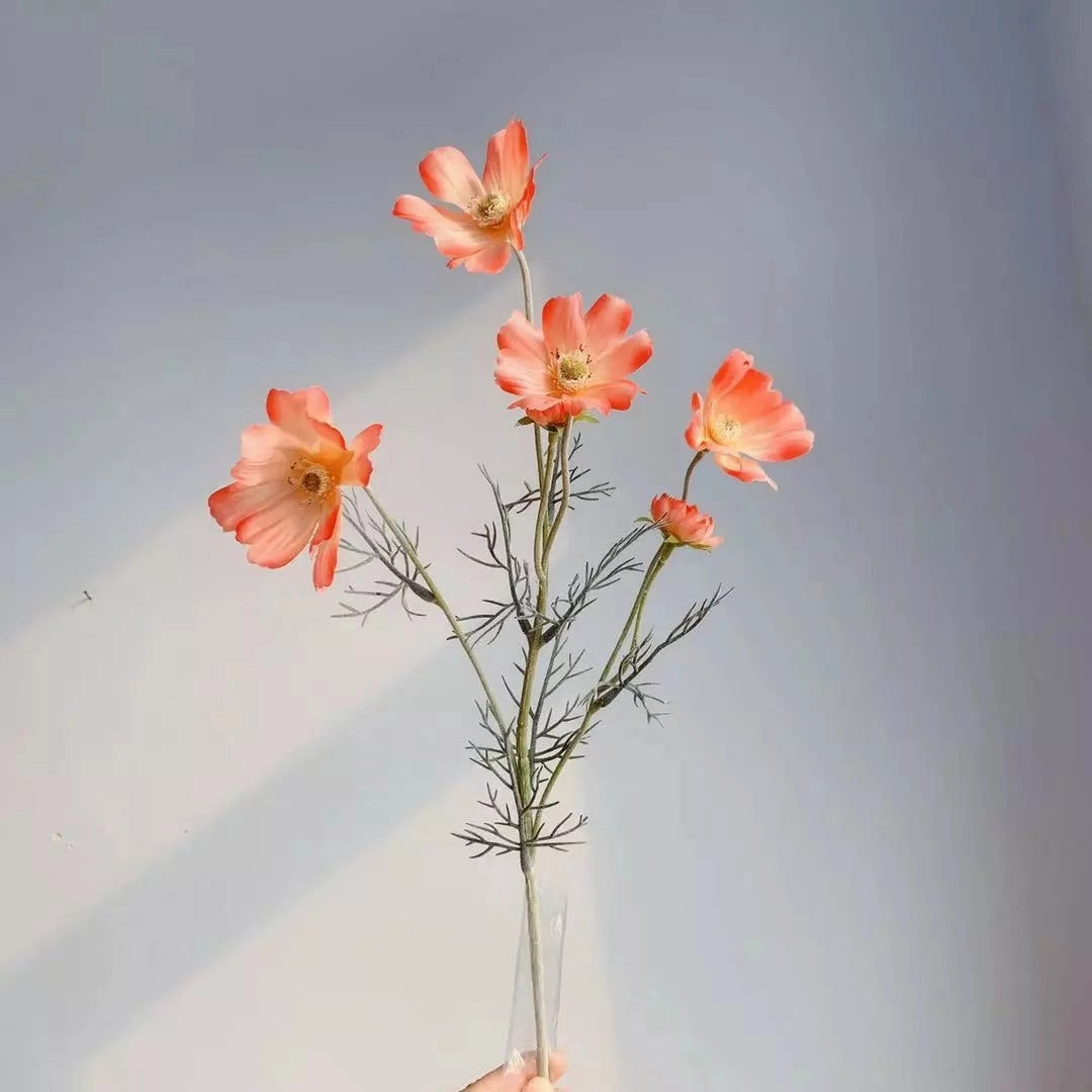 Cosmos Flower Artificial Silk 60cm 15 Colour Selections COSMO001-022