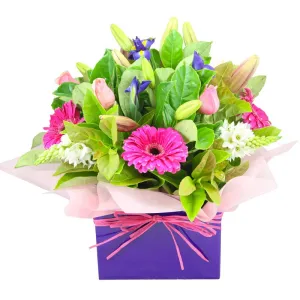 Country Garden,realistic flower bouquet 