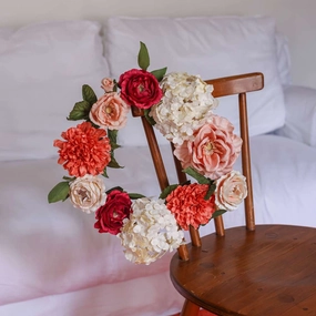 Couronne murale en papier Van Gogh,mother's day bouquet