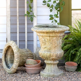 Courtyard Garden Urn,classic ceramic flowerpot