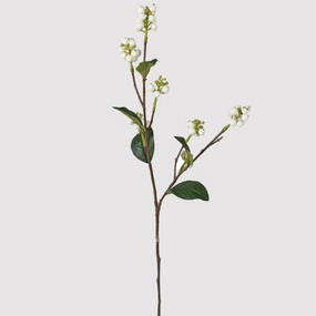 Cream Snowberry Spray,dried artificial flower