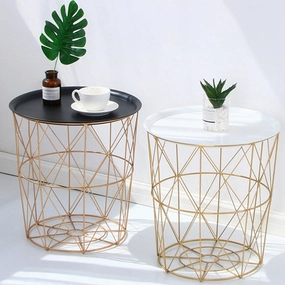 Creative Nordic Golden Iron Metal Coffee,hand-painted ceramic vase