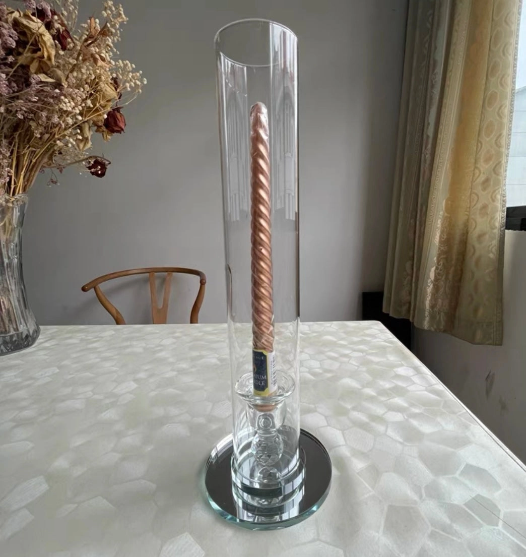 CRYSTAL Candleholder 14.5h