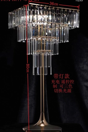 Crystal lamp square,aesthetic flower vase