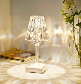 Crystal lamp usb charging 10,aesthetic flower vase