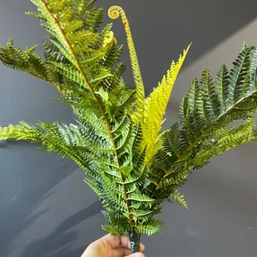 Curly Fern leaf for Wedding home decor artificial flower bouquet  