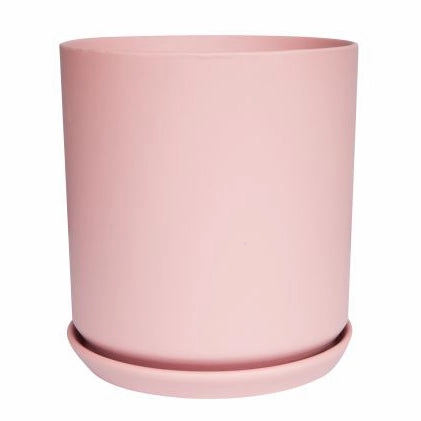 Cylinder Pot Matte Blush,terracotta plant pot