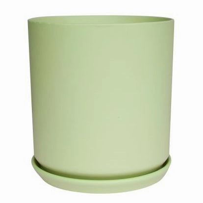 Cylinder Pot Matte Sage,terracotta plant pot