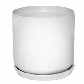 Cylinder Pot White,terracotta plant pot