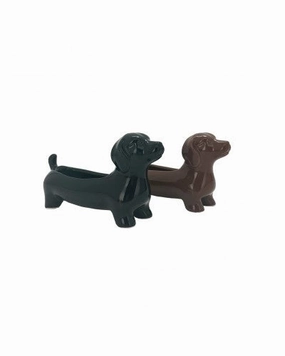 Dachshund Pot,terracotta plant pot