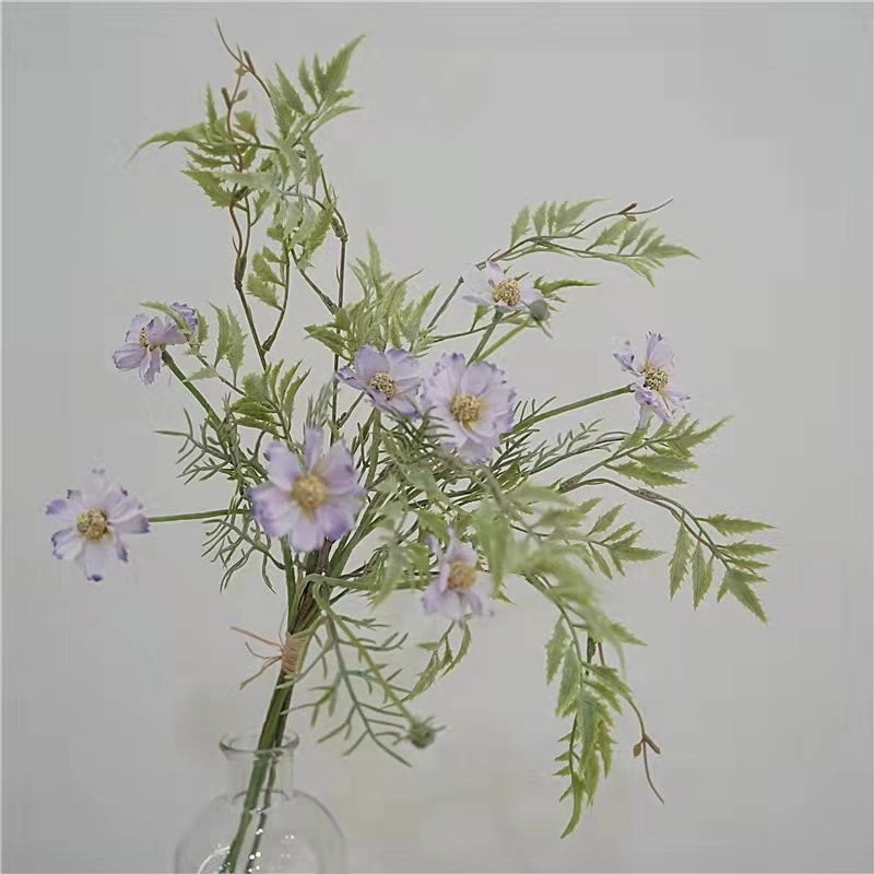 Daisy Bunch Artificial Silk Flower 56cm Stem Orange BUNCH001