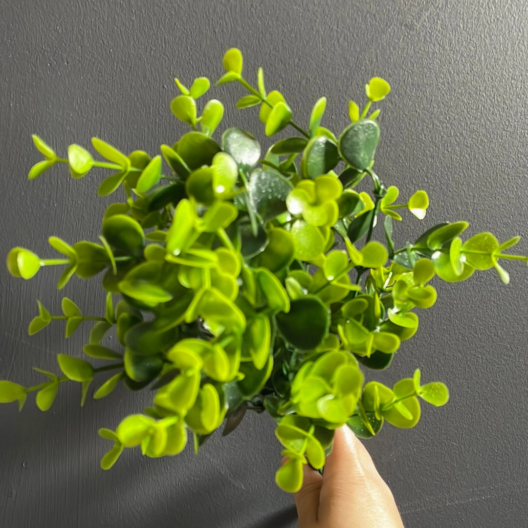 Dark Green mushroom leaf for Wedding home decor realistic flower bouquet  