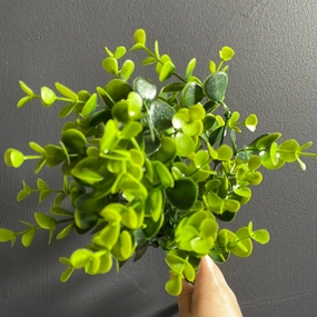 Dark Green mushroom leaf for Wedding home decor realistic flower bouquet  