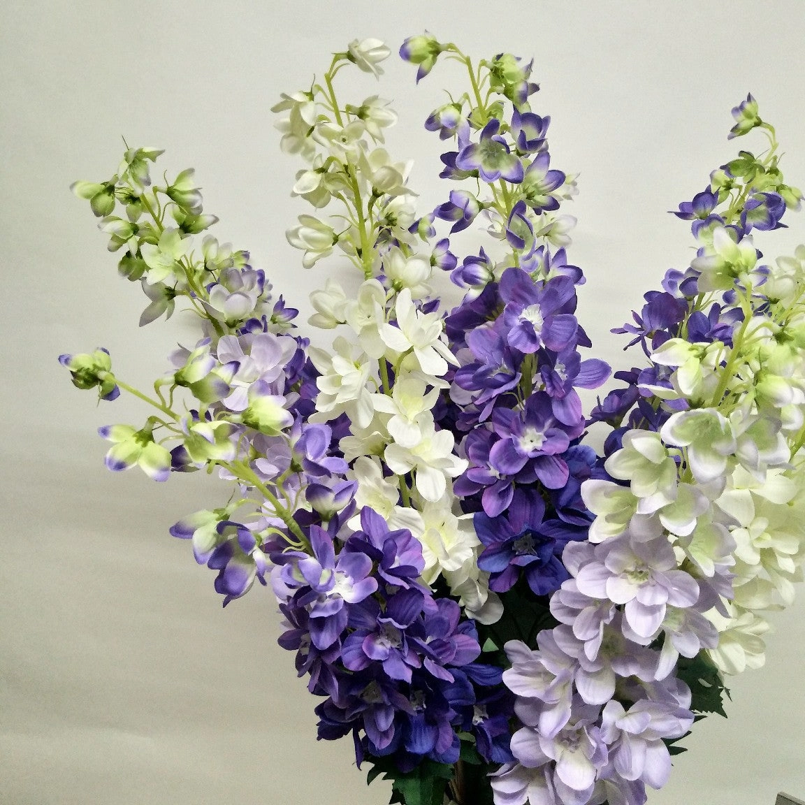 Delphinium Artificial Silk Flower Full Flower Single 87cm Stem DEIPHINIUM0004