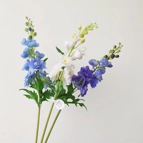 Delphinium Artificial Silk Flower Single 87cm Stem DELPHINIUM0003-0005,dried artificial flower