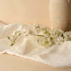 Delphinium en papier blanc,mother's day bouquet