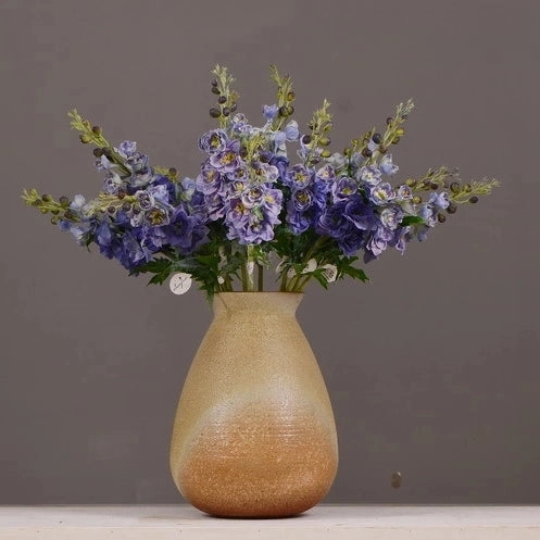 Delphinium Real Touch Artificial Silk Flower Stem Purplish Blue DELPHINIUM002