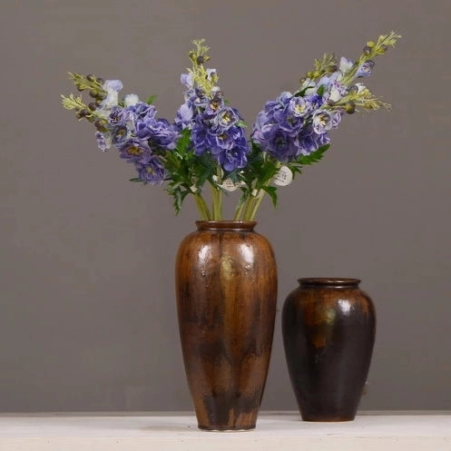 Delphinium Real Touch Artificial Silk Flower Stem Purplish Blue DELPHINIUM002