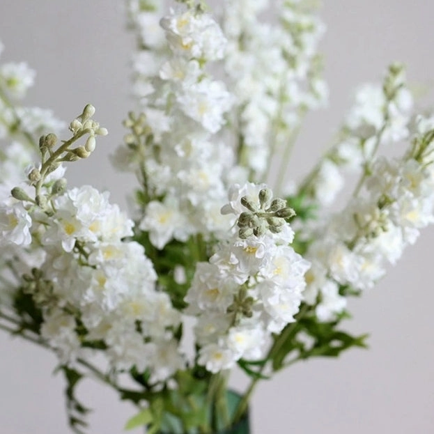 Delphinium with Spray Artificial Silk Flowers 76cm Stem DELPHINIUM004-005