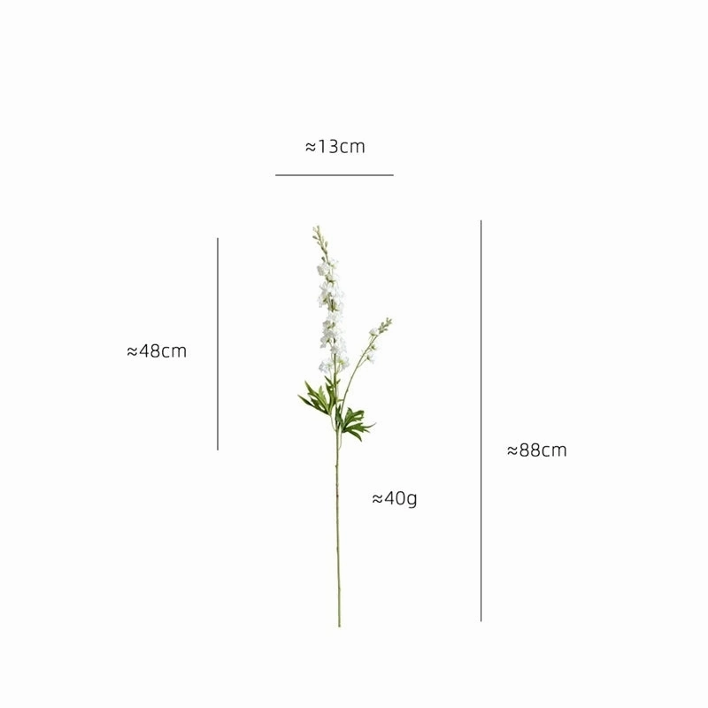 Delphinium with Spray Artificial Silk Flowers 76cm Stem DELPHINIUM004-005
