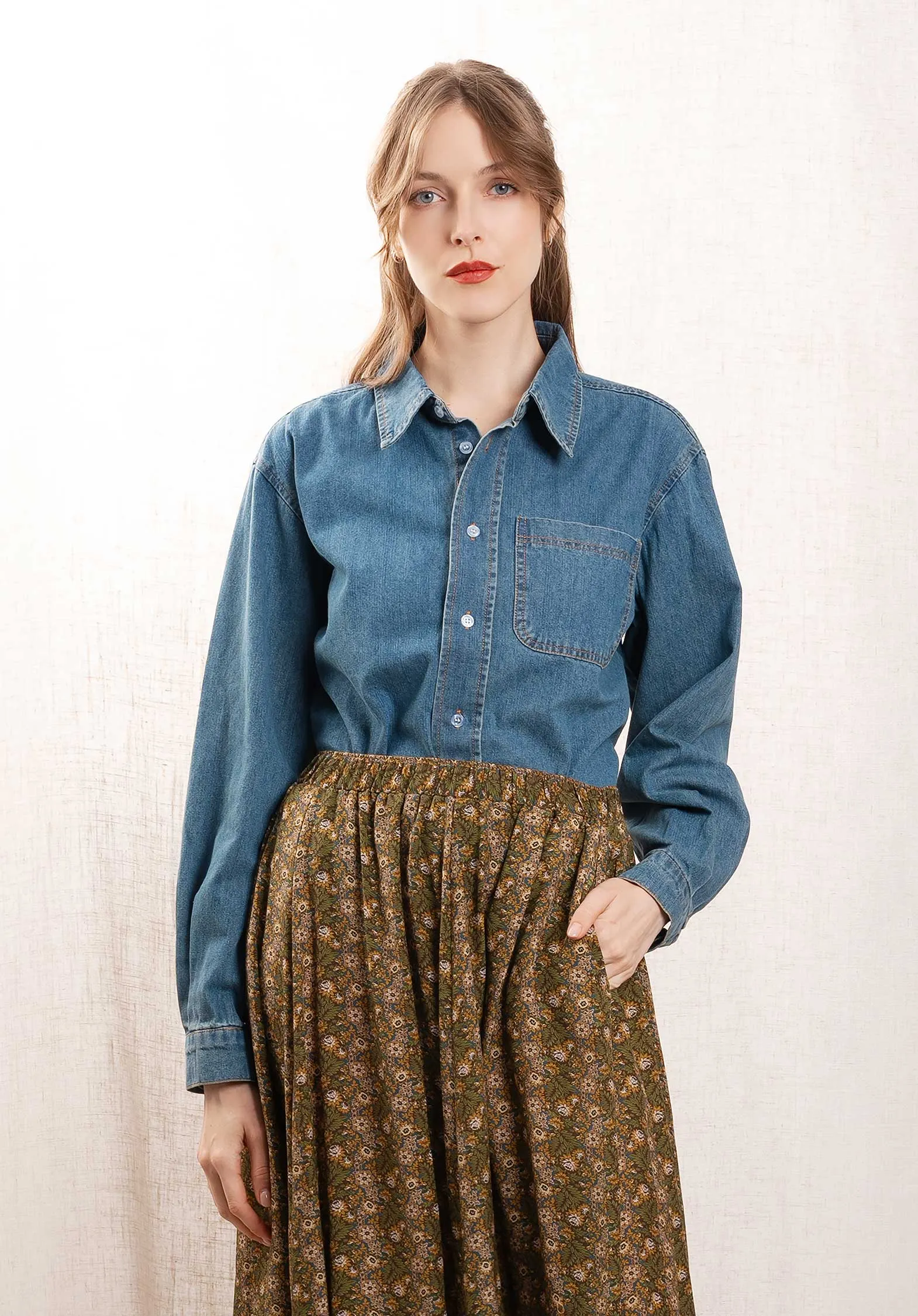 Denim-Jacke Sc155 Blue-Jeans