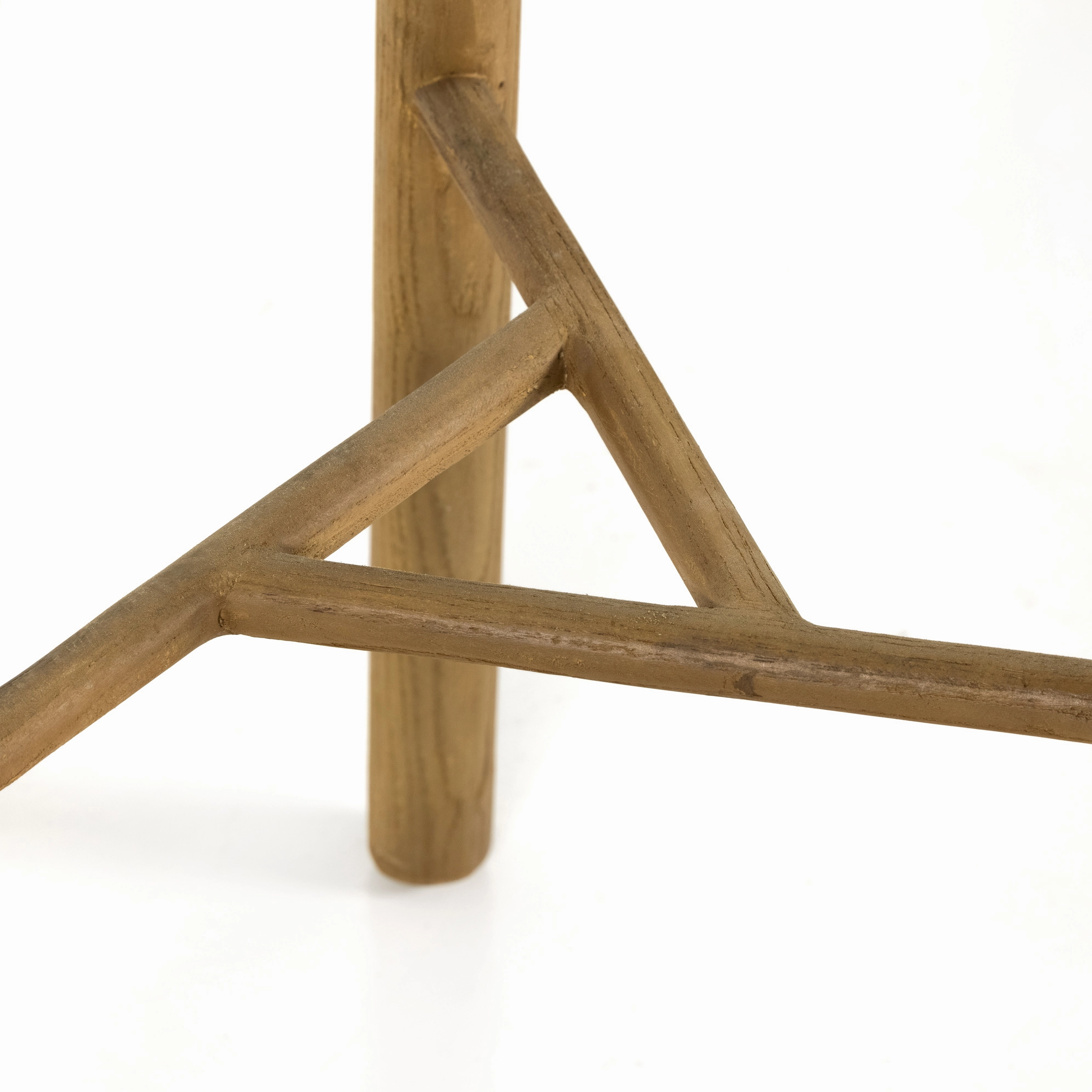 Denton Reclaimed Elm Wood Bar Stool