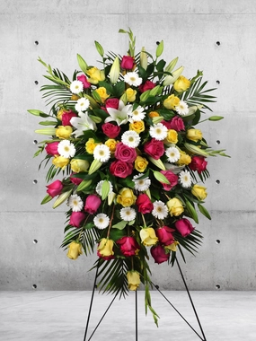Designer's Choice Easel Spray,romantic flower gift