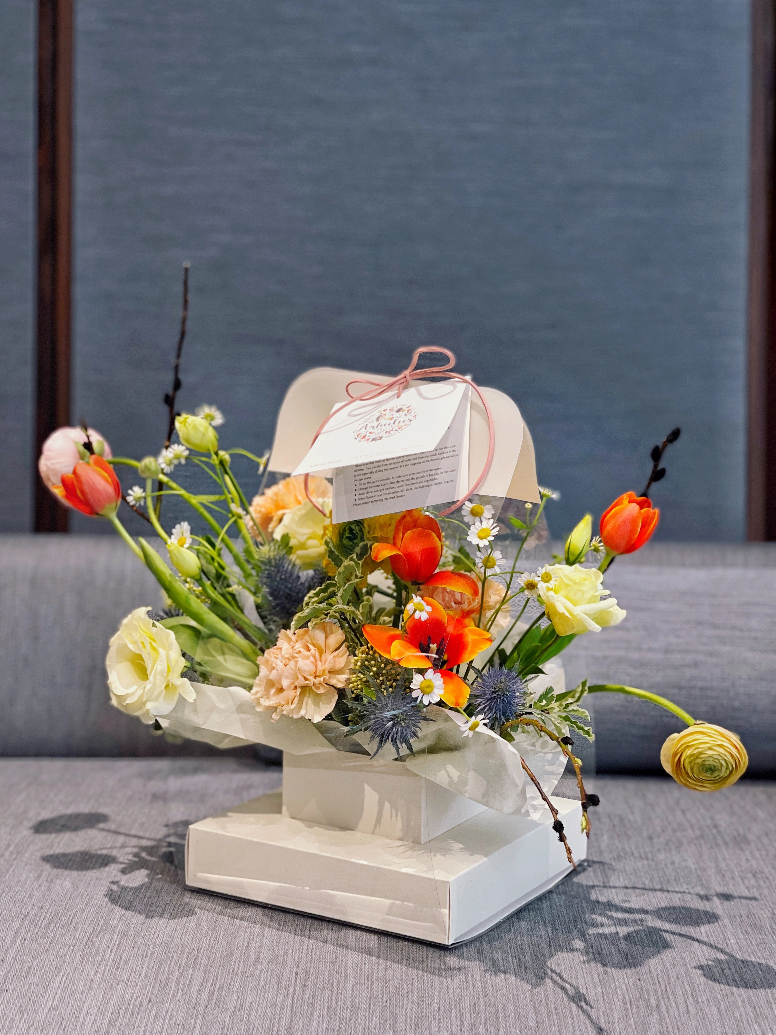 Designer's Choice Flower Handbag