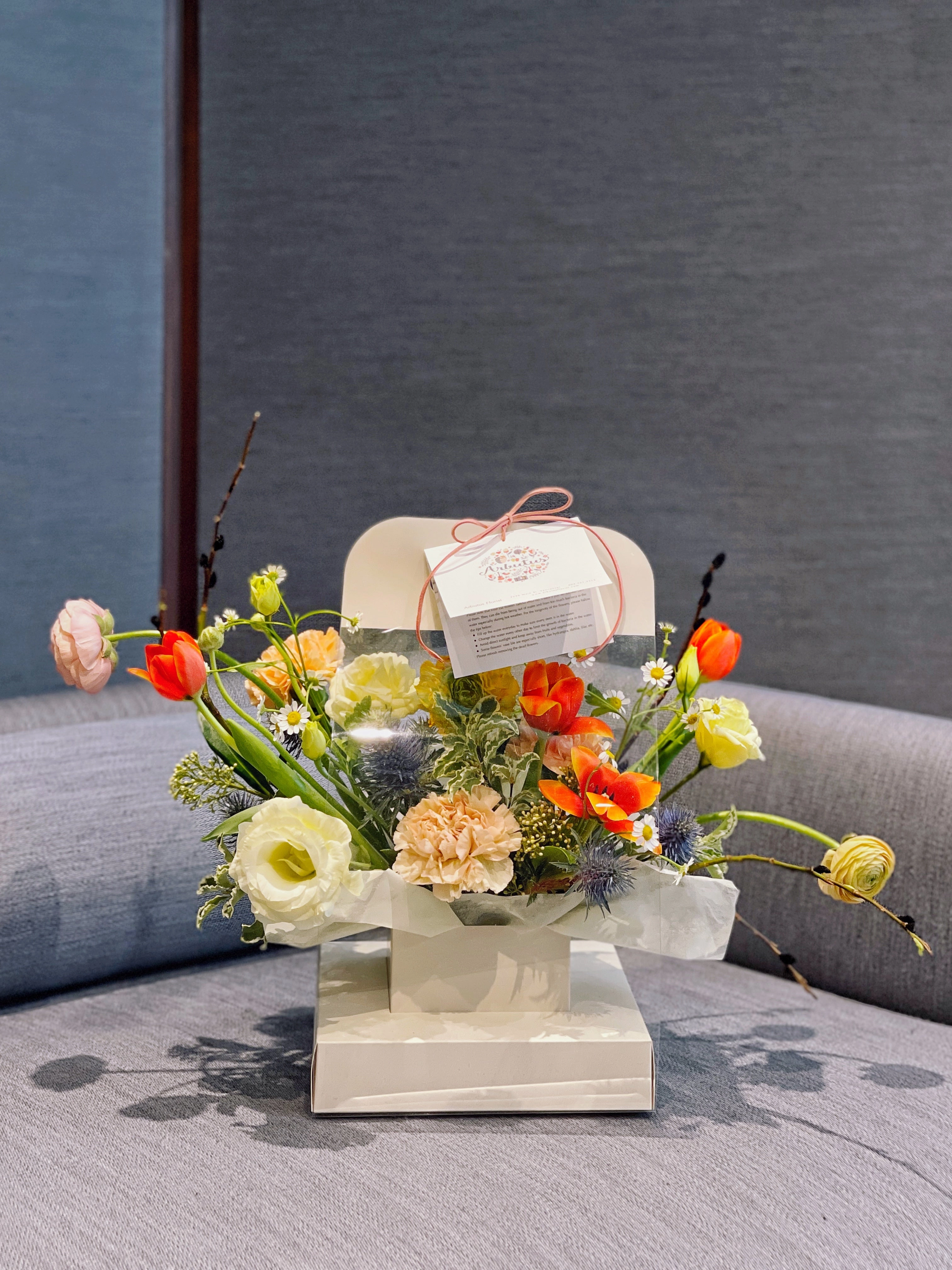 Designer's Choice Flower Handbag