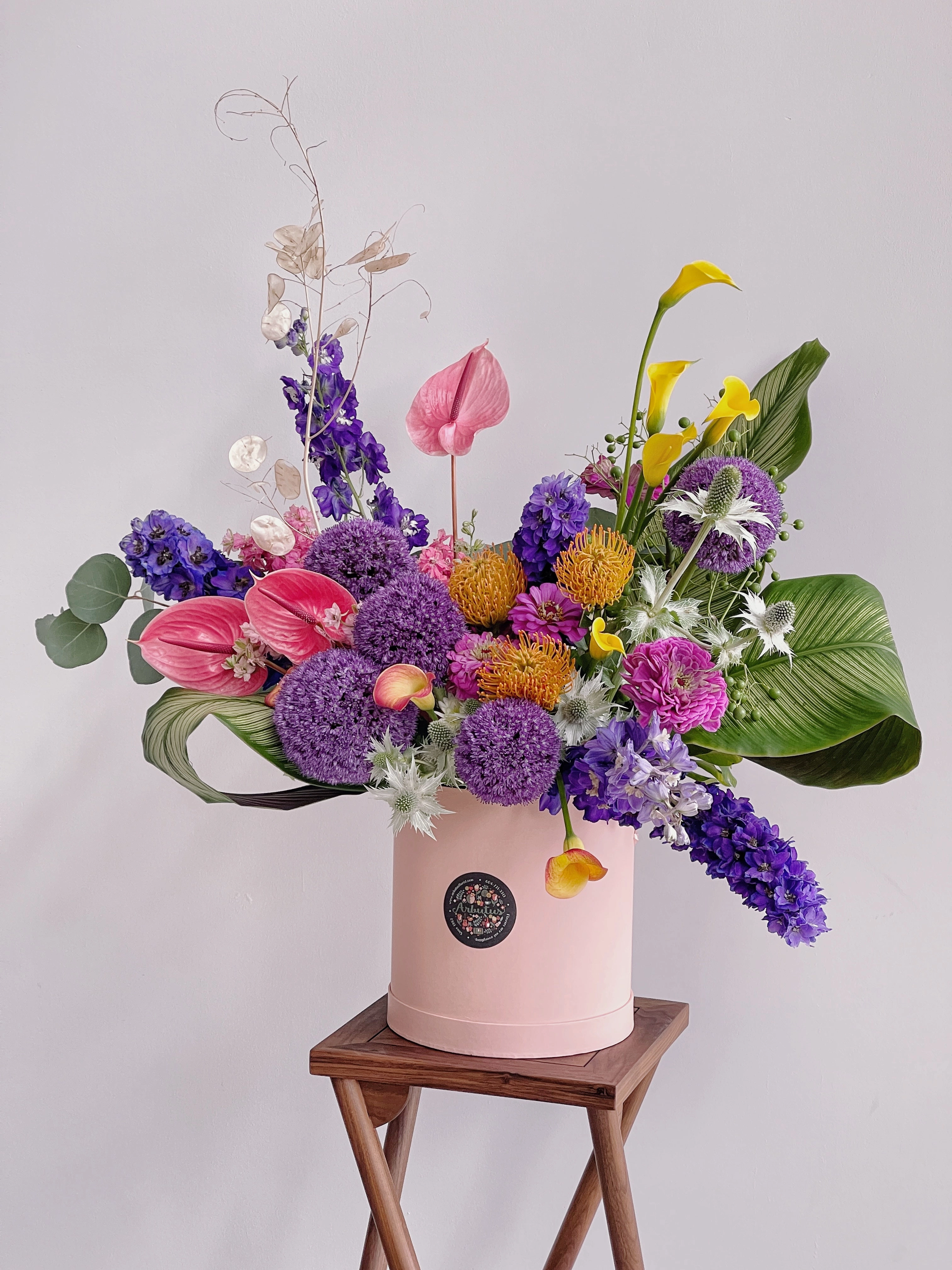 Designer's Choice Flower Hatbox