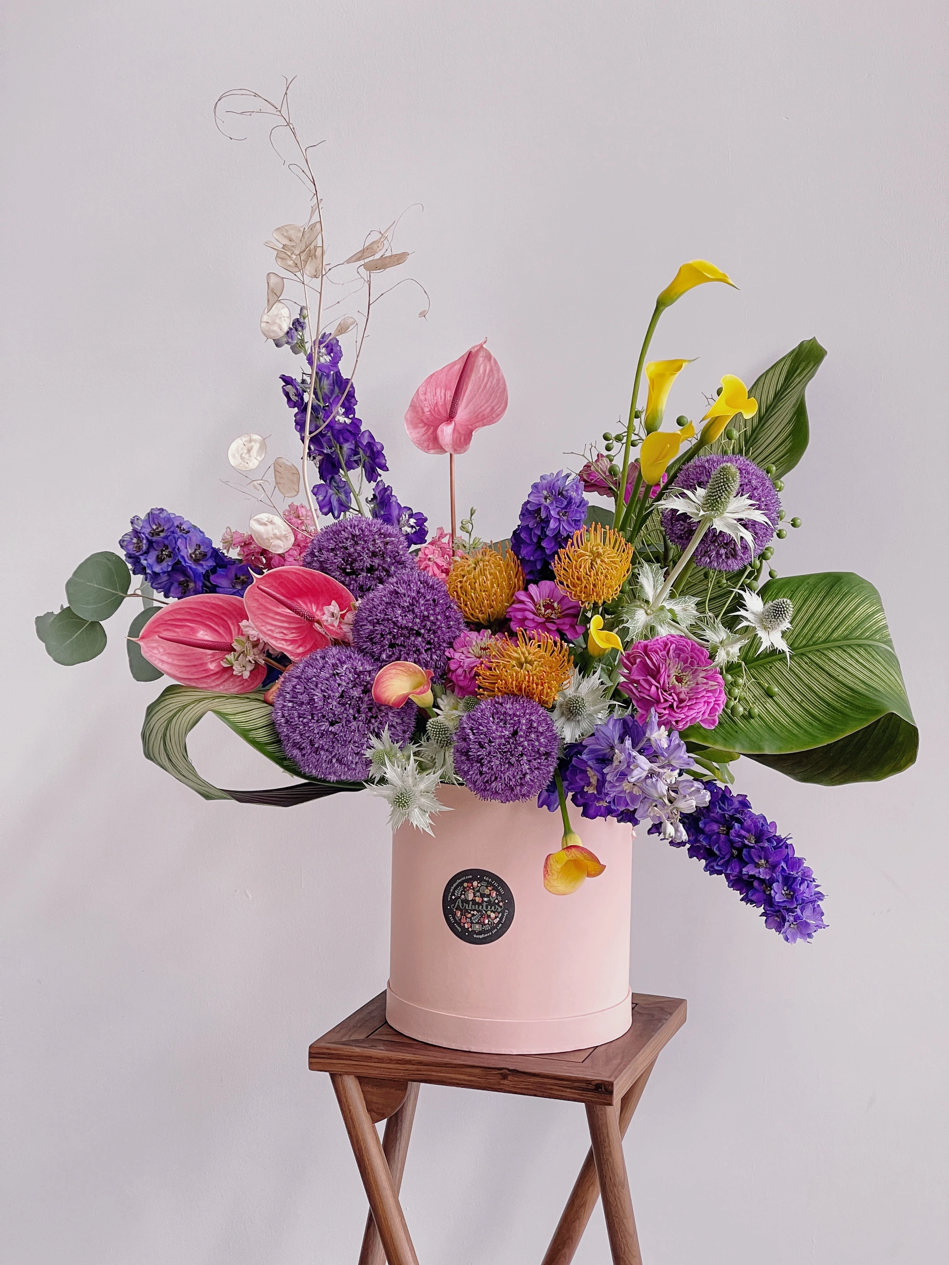 Designer's Choice Flower Hatbox