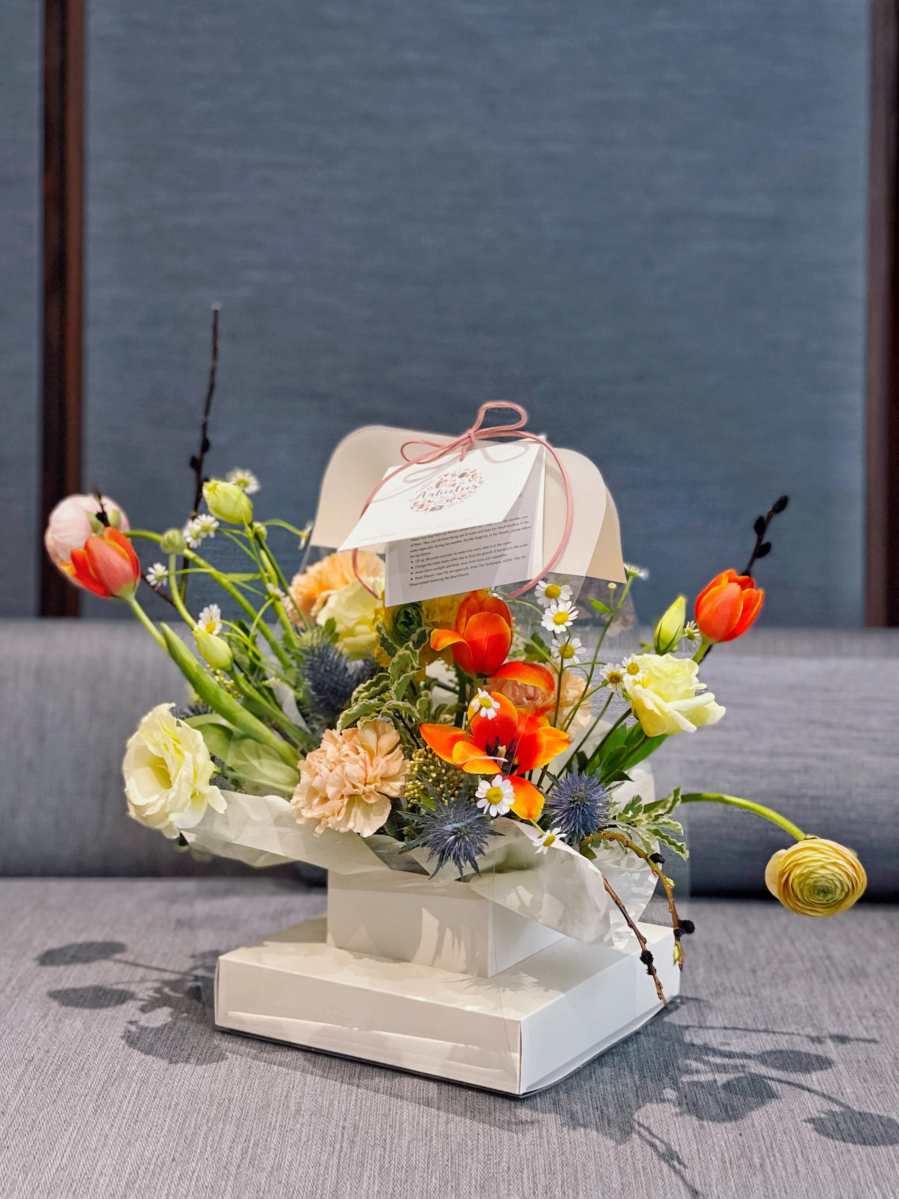 Designer's Choice Flower Handbag