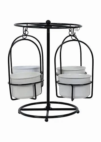 Detachable Round Stand with 4 Planters