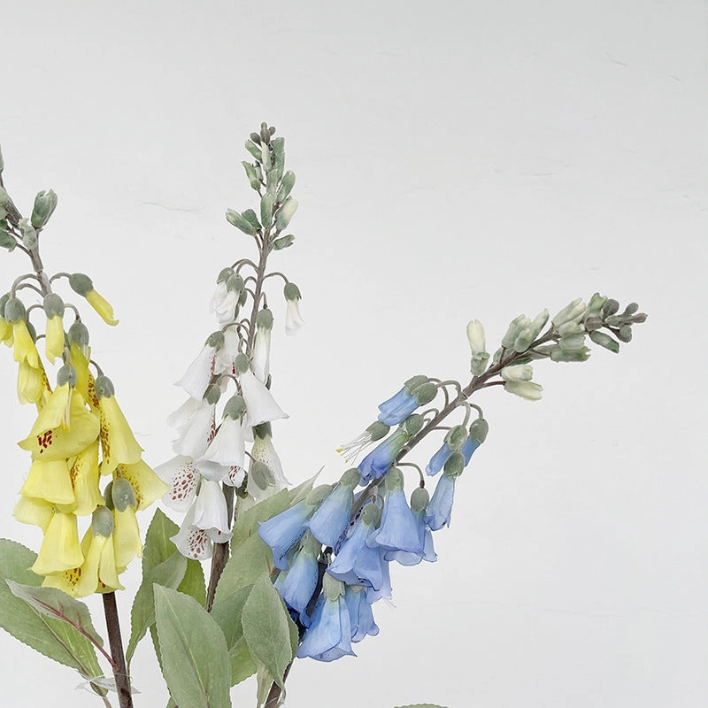 Digitalis Artificial Flower Stem Yellow DIGITALIS001-6