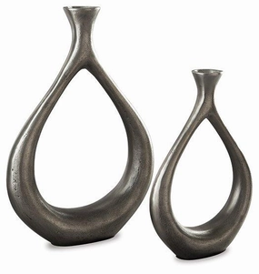 Dimaia Vase (Set of 2),transparent glass vase