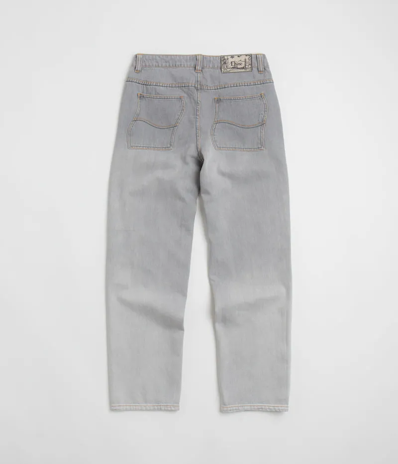 Dime Classic Relaxed Jeans - Getönt Sandgestrahltes Grau Dime Clothing