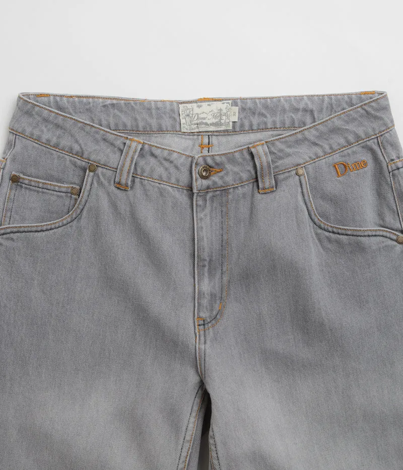 Dime Classic Relaxed Jeans - Getönt Sandgestrahltes Grau Dime Clothing