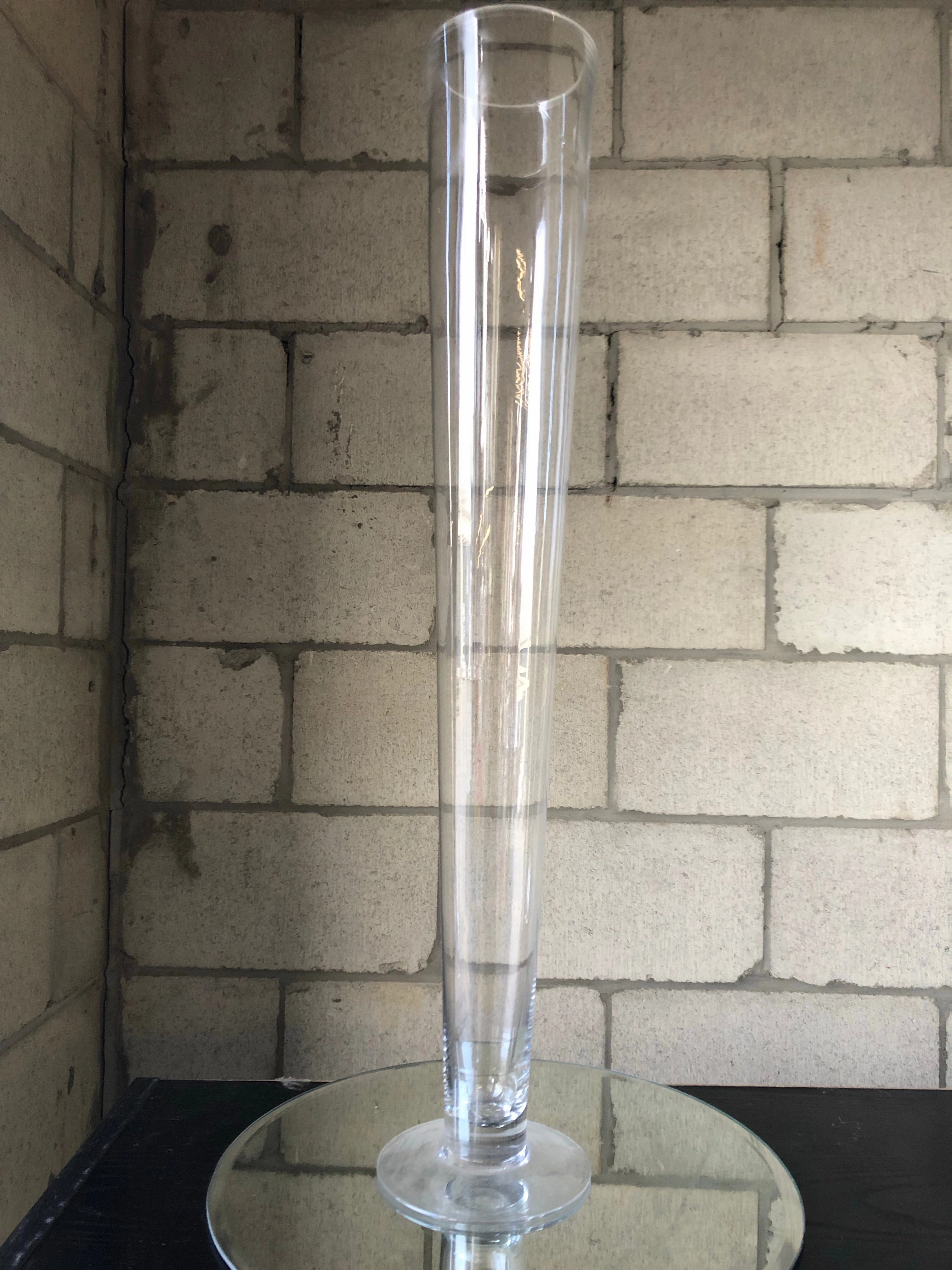 DIY Wedding 28" Clear Pilsner/Cone/Trumpet Vase- XD551-70