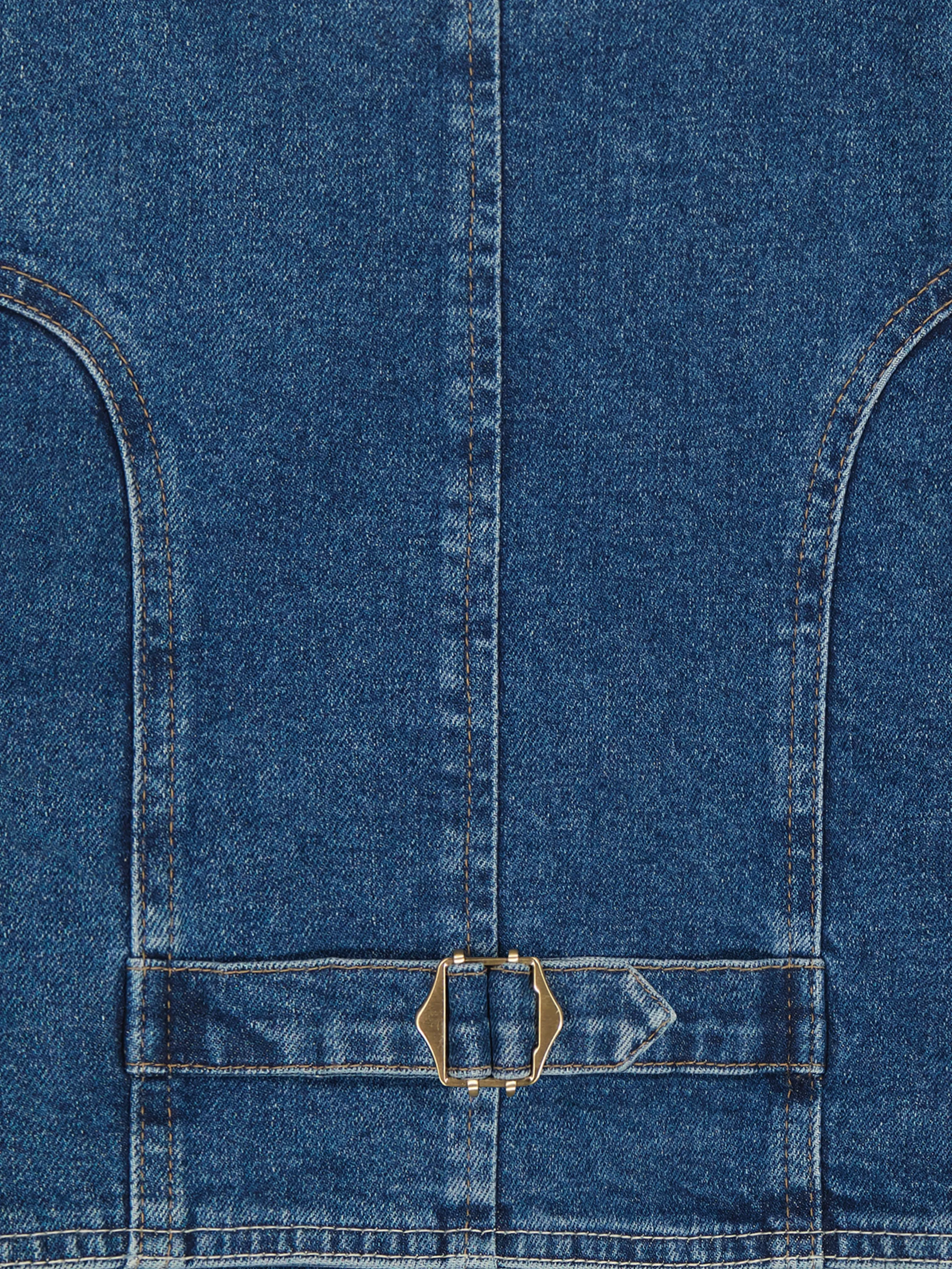 DL1961 Mädchen Zizi Denim Weste in Blau