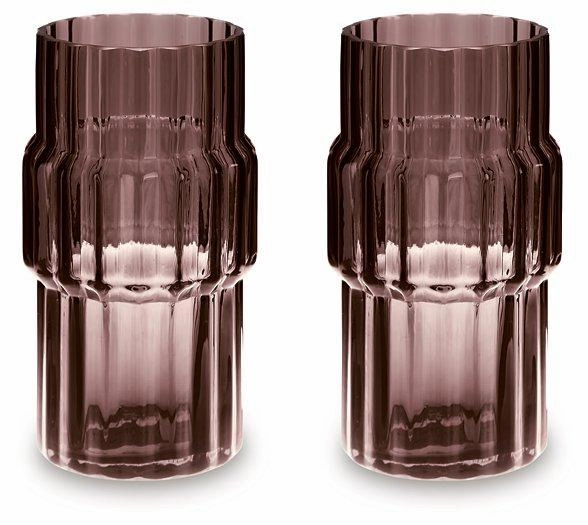 Dorlow Vase (Set of 2),transparent glass vase