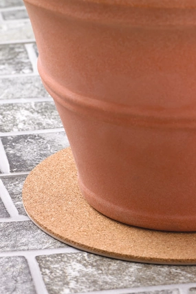 Dotchi Cork Mat 10",potted plant decor